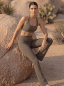 Mid-Green CoreSculpt Sports Bra image 3