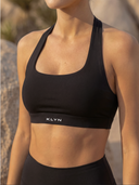 Mid-Black CoreSculpt Sports Bra image 1