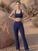 Mid-Navy CoreSculpt Flare Pants image 0