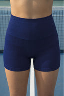 Bleu Nuit Ribbed Active Shorts image 3